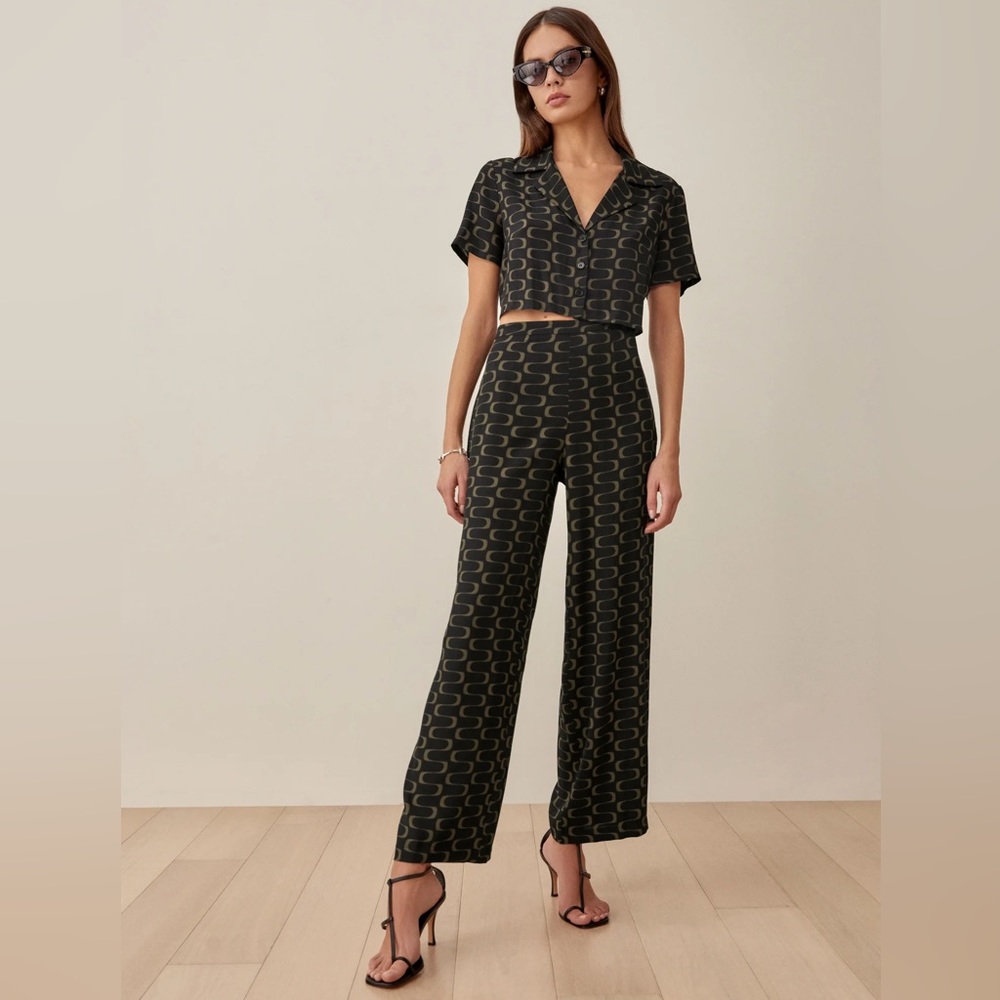 Reformation Noah Two-Set in Linguine sz 4